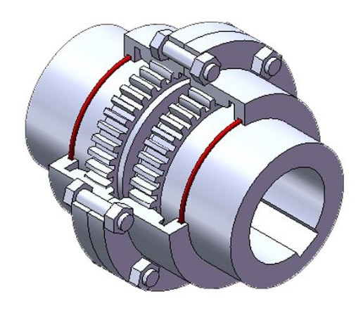 齒式聯(lián)軸器圖
